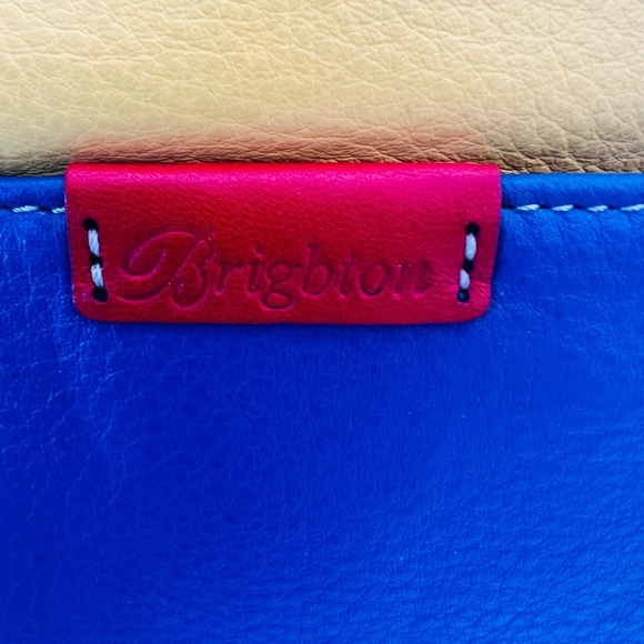 Brighton Fashionista Paris Chic Leather Tote Bag Handbag Rare & Retired NWT - Picture 4 of 11